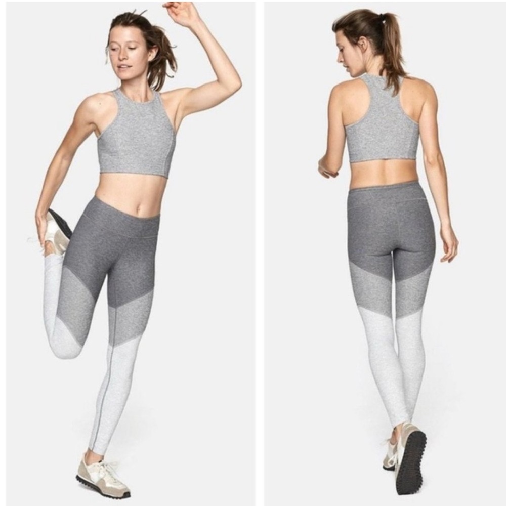 NWT Outdoor Voices Gray Springs Leggings 7/8 Small